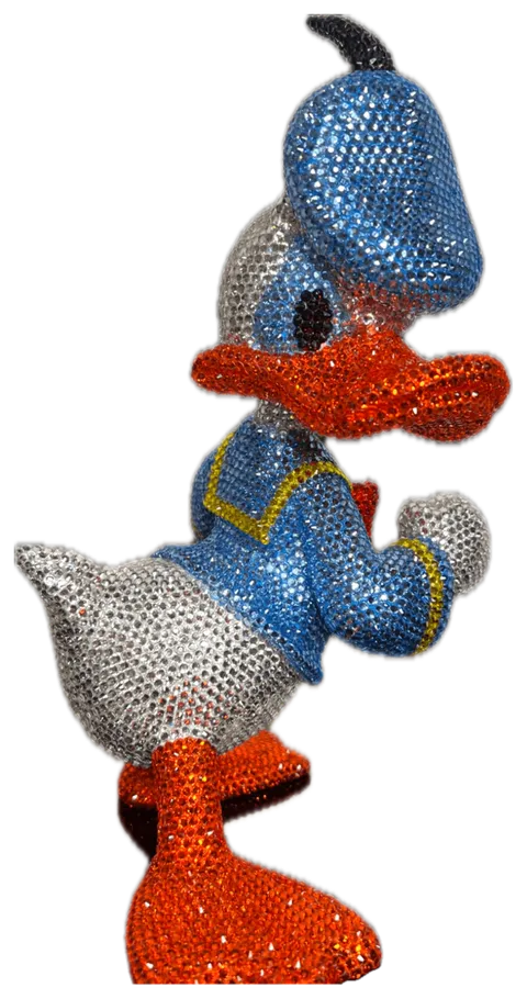 Strass-Figur Donald von Babedesign